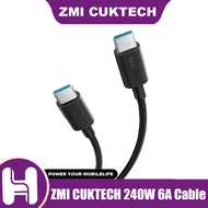 ZMI CUKTECH Type-C 240W 6A Charging Cable interface PD Fast Charging Cable