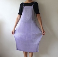 FOAK古著 三宅一生薰衣草紫褶皺圍裙