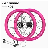 Litepro LP Folding Bike 20 นิ้ว 406 451 High Frame Wheel Set 100/135 Disc Brake P8 Modification ล้อค
