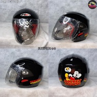 Helm Sepeda Motor Half Face Anak Umur 2 3 4 5 Tahun Laki Perempuan