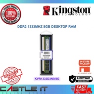 Kingston DDR3 1333MHz 8GB Desktop RAM Value Memory KVR1333D3N9/8G