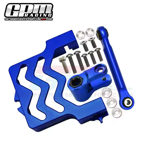 GPM Metal Steering Servo Mount Support 25T Servo Arm for Traxxas 1/8 MAXX SLASH 6S 1/10 MAXX V2 4S M