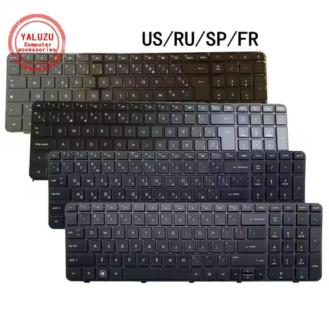US/RU/SP/FR English/Russian/Spain/French NEW Laptop Keyboard For HP Pavillion G7-2000 G7T-2000 2025 