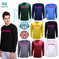 YONEX badminton long sleeve jersey training kit singlet shirt / volleyball / jogging / baju sukan ex