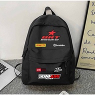 Tas Ransel Pria Motif BRT RACING SUNMORI Backpack Terkini Fashion Anak Laki Laki Sekolah SD SMP SMA