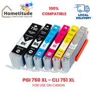 Compatible Canon ink cartridge PGI-750xl CLI-751xl 750 xl 751 xl | 750 751 for PIXMA Printer for MG5