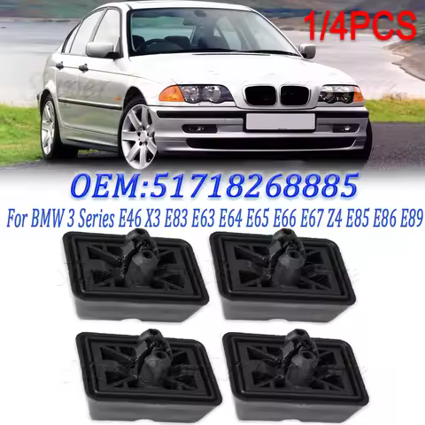 1/4PC Jack Point Pad Under Adapter Support Mount Lift For BMW 3 Series E46 X3 E83 E63 E64 E65 E66 E6