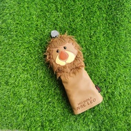 Golf Club Head Cover Protective Golf Ball Stick Cover Cartoon Lion Sang Trọng Lịch Sựken Leg Cover N