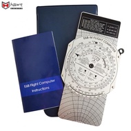 【HAWT】E6B Flight Computer For aviation Circular Slide Rule for Pilot Training Practice