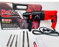 REDFOX Rotary Hammer Mesin Bor tembok jack demolition RH26 800 w ryu