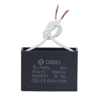 [Fast Ship] Start Capacitor 450V AC 6μF 50/60Hz Motor Run Accessory Part for Fan Pump Generator