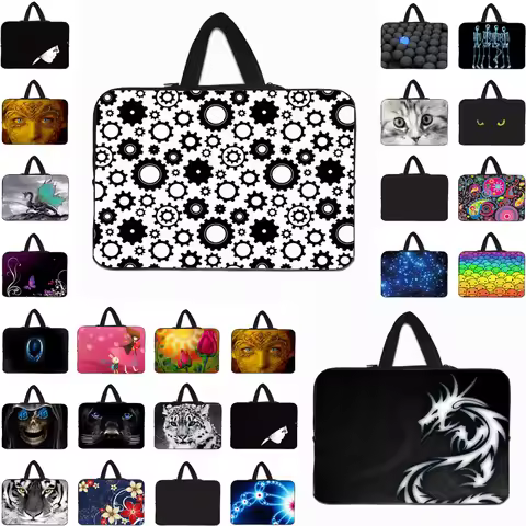 Notebook Bag Neoprene Case Mini PC 10-17 Inch Laptop Cases Funda Bolsas For Macbook Air M4 13 14 15 