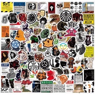 100Pcs SCP Foundation Stickers Pack | Classic Grotesque Science Fiction Stickers Vinyl Waterproof St