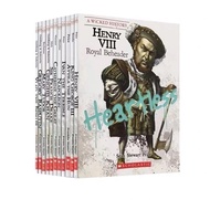 A Wicked History 11 books setEnglish biography of historical figures for children