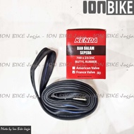 Kenda inner tube 700 x 23 - 25 c FV80 presta - tube road bike racing bike 700x23-25c 700c