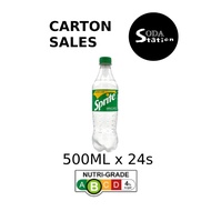 Sprite 500ml Bottle Drinks Carton Sales (24 bottles per carton)