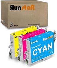 Run Star 3 Packs T060 Remanufactured Ink Cartridge Replacement for Epson 60 T060 use for Epson Stylu