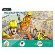 SP162 Poster K3 Safety A2 Picture Frame - You Not Superman