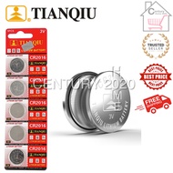 TIANQIU Lithium Battery CR2016 3V Battery 5 pcs/pack