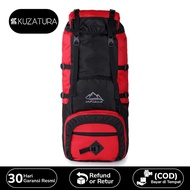 HITAM Tas Gunung Ransel Carrier Backpack Hiking Travel Bag Camping Trekking Camper Carier Traveling 