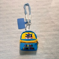 D All-Match Cartoon Shin-Chan School Bag Pendant Mobile Phone Lanyard Backpack Pendant Anti-Lost Blu