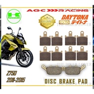 KAWASAKI DISC BRAKE PADS Z750R 11-15 GOLD QUALITY BKL