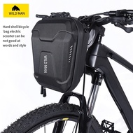 WILD MAN Bicycle EVA Hard Shell Handlebar Bag Front Bag Mountain Bike First Bag Road Bike Bag