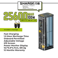 Sharge Storm2 25600mAh 100W Portable Charger PD Fast Charging Powerbank Laptop Power Bank 93.5Wh for iPhone 14 Laptop