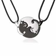 Ready Yin Yang 2pcs Kalung couple kucing Promo