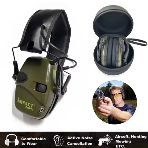 NEW Electronic Shooting Tactical Headset Ear Protection Anti-noise Headset for Hunting Ear Defender 