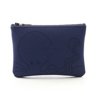 Hermes Hermès Neoban PM Purp Fiction Pouch 包，氯丁橡膠，女款，藍色
