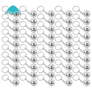 50Pcs Mini Disco Ball Keychain, Mirror Disco Ball Bulk Keyring Party Favors for 70s 80s Disco Party 