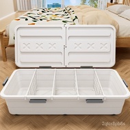 Bed Bottom Storage Box Flat with Wheels Storage Box Drawer Type Household Shoes Storage Box under Bed Clothes Storage Fa