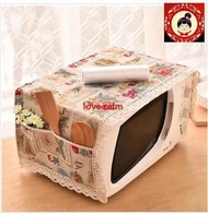 Cloth dust cover microwave microwave oil absorbent cotton cover with microwave oven hood double pock