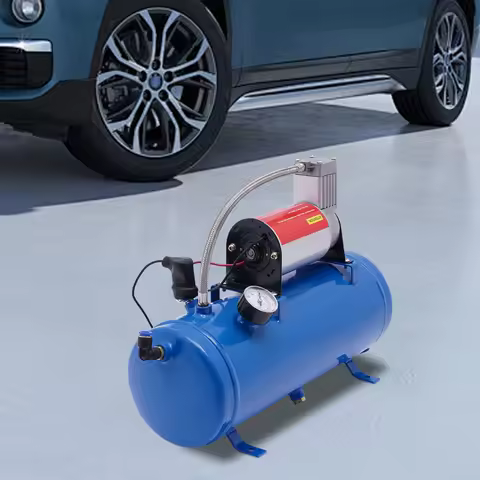 DC 12V 23A Air Compressor 90 Psi On 120 Psi Off Air Compressor Pump High Power 6L for Automobile Tir