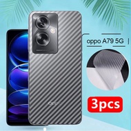 Matte Back Film For oppo A79 5G 2023 oppoA79 A 79 Carbon Fiber Screen Protector Transparent soft Fil
