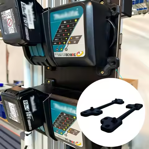 2pcs Wall-Mount Charger Holder For DC18RC And DC40RA Secure Storage For Fast Chargers Garage And Wor