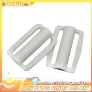 BCD Accessories 2pcs Scuba Diving Belt Webbing Keeper Fits 5cm Webbing Adjustable Buckle Wihte(  Gre