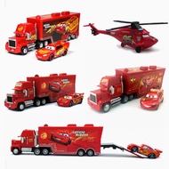 Car Story Toy Car McQueen Container Truck+McQueen Racing Combination Uncle McQueen Container Truck A