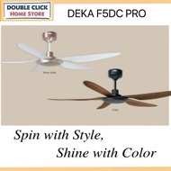 DEKA F5DC PRO 56" 5 Blades DC Motor 20 Speeds + Reverse Remote Control Ceiling Fan