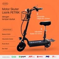 Motor Listrik PETRIK dengan dudukan seater Skuter listrik duduk peter