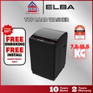 Elba 7.5KG / 8.5KG Top Loading Fully Automatic Washing Machine EWT-R7503 (BK) | EWT-R8503 (BK) | Cry
