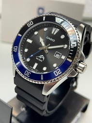 🔥 NBO精選: Casio Analog Watch MDV 106B 1A1 (Batman) 劍魚之水鬼 槍魚潛水款式 黑藍圈 黑膠帶 夜光行針 錶