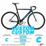 Custom Fixie Bike Stickers Fixie Frame Stickers