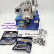 Swipoh Head LC135 22 / 25 CNC Pro  Intake pipe Y15ZR