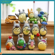 NEW [AL] 12pcs/set Anime Totoro Model Resin Miniatur Rumah Boneka