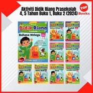 [TOPBOOKS Pelangi Kids] Buku Latihan : Aktiviti Didik Riang Prasekolah  4 &amp; 5 Tahun Buku 1, Buku 2 (2024)