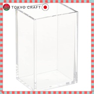 Muji Acrylic Pen Stand, approximately 5.5 cm wide × 4.5 cm deep × 9 cm high, 82998368, transparent.