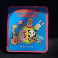 中華航空 China airlines 兒童學習玩具書  動物天堂泡棉書@ C229