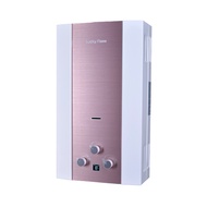 Lucky Flame เครื่องทำน้ำร้อนแก๊ส รุ่น GWH-50R Rose ระบบนิรภัย 7 ชั้น
